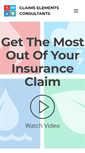 Mobile Screenshot of claimselementsconsultants.com